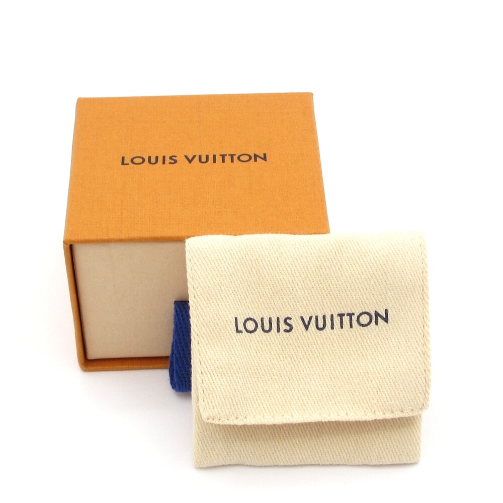 Louis Vuitton Earrings LV Iconic Louisa Strass Earrings M03242 Silver Clear - Picture 7 of 7